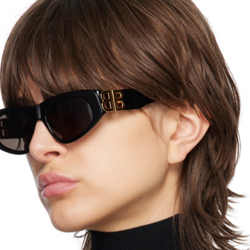 Balenciaga black dynasty sunglasses